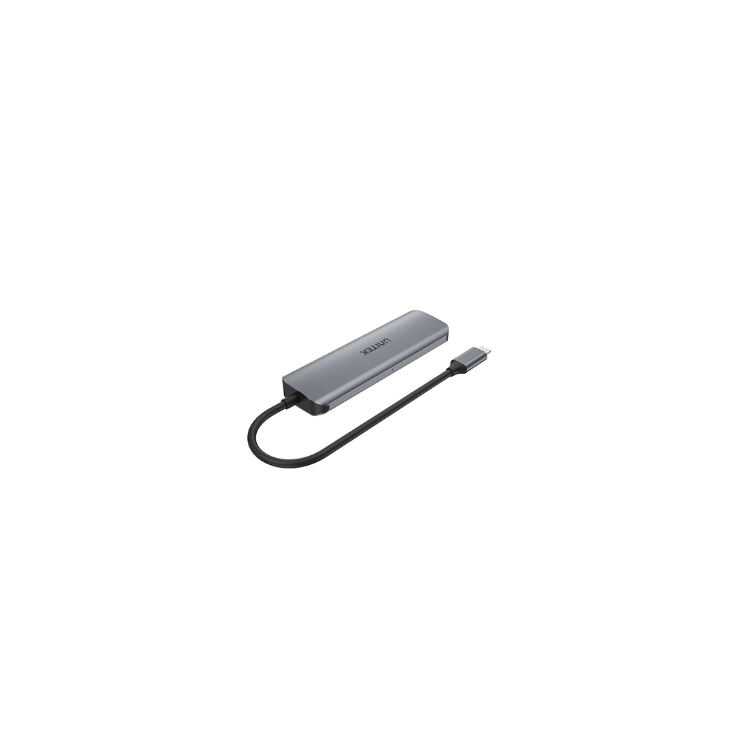 موزع Unitek H1107D uHUB P5+ USB-C 6 في 1 مع HDMI وتوصيل طاقة 100 وات وقارئ بطاقات مزدوج موزع Unitek H1107D uHUB P5+ USB-C 6 في 1 مع HDMI وتوصيل طاقة 100 وات وقارئ بطاقات مزدوج